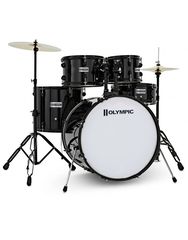 PREMIER Olympic 20" Fusion Black Ακουστικό Drum Set με Πιατίνια