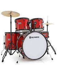 PREMIER Olympic 20" Fusion Red Sparkle Ακουστικό Drum Set με Πιατίνια