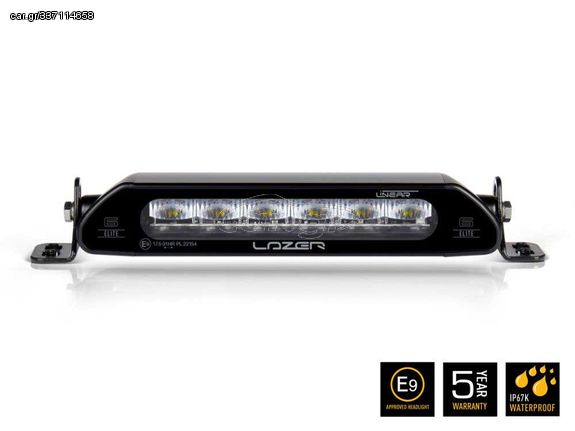 Μπάρα Led Linear-6 Elite 9.1" (232mm) 4050 Lumens Lazerlamps