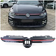 Μασκα Εμπρος with LED VW Golf VIII Hatchback Mk8 MQB (2020-Up) GTI Design