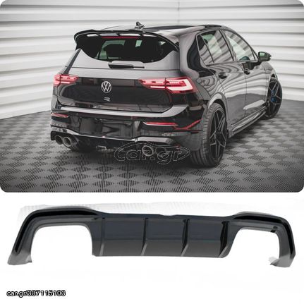 Πίσω Σποιλερ (diffuser) VW Golf VIII Hatchback Mk8 MQB (2020-Up) R Design