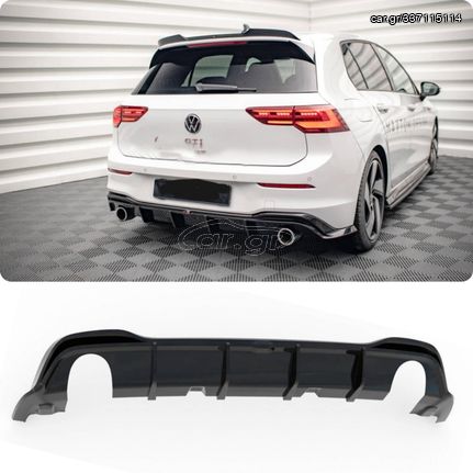 Πίσω Σποιλερ (diffuser) VW Golf VIII Hatchback Mk8 MQB (2020-Up) GTI Design