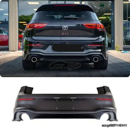 Πίσω Προφυλακτηρας VW Golf VIII Hatchback Mk8 MQB (2020-Up) GTI Design