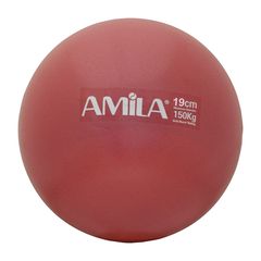 Μπάλα Γυμναστικής AMILA Pilates Ball 19cm Κόκκινη Bulk 48433