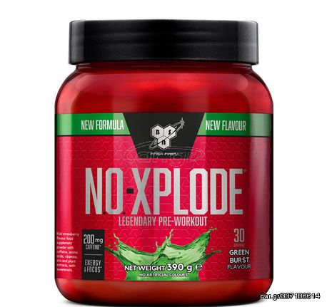 BSN N.O XPLODE LEGENDARY 390GR GREEN BURST