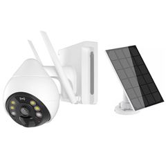 VSTARCAM smart ηλιακή κάμερα BG69 με νυχτερινή λειτουργία υπέρυθρων 10000mAh, IP66, 3MP, 4G, PIR, PTZ με ηχητικό και οπτικό συναγερμό φωτός