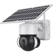 SECTEC smart ηλιακή κάμερα ST-S518M-3M με προβολείς, 3MP, Wi-Fi, PTZ με αμφίδρομη μεταφορά φωνής & ήχου αδιάβροχη IP67