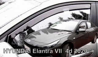 Κωδ.176079 HYUNDAI ELANTRA 4D 2020+?  ΖΕΥΓΑΡΙ ΑΝΕΜΟΘΡΑΥΣΤΕΣ ΑΠΟ ΕΥΚΑΜΠΤΟ ΦΙΜΕ ΠΛΑΣΤΙΚΟ HEKO - 2 ΤΕΜ. τηλ.210-6666146