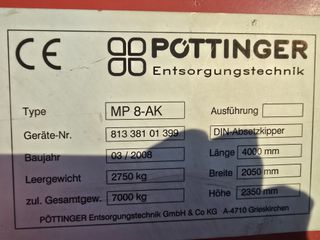 Πρέσσες ABG 2002 Press container 20 κυβικά  potinger-thumb-24