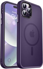 HappyCase HappyCase Ημιδιάφανη Σκληρή Θήκη MagSafe - Apple iPhone 15 Pro - Matte Purple (8719246412394)