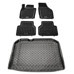 Πατάκια δαπέδου με πορτ μπαγκάζ σετ για Audi Q3 (με tool set) 5τμχ