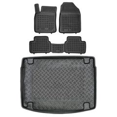 Πατάκια δαπέδου με πορτ μπαγκάζ σετ για Kia Ceed (III) Hatchback (Upper) 4τμχ