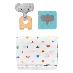Βρεφικό σετ δώρου, μικρός ελέφαντας - Petit Collage
