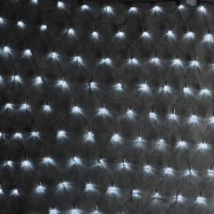 240 FLASH LED λαμπάκια δίχτυ 6W με ψυχρό χρώμα φωτός IP44 200x150cm & πράσινο καλώδιο