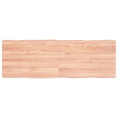 Επιφ Τραπεζιού Αν Καφέ 120x40x(2-4)εκ.Ακατέργ. Μασίφ Ξύλο Δρυός 363956