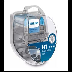 Λάμπες Philips H1 12V 55W White Vision Ultra έως 4000K και 60% Περισσ. Φως 12258WVUSM