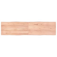 Επιφ Τραπεζιού Αν Καφέ 160x40x(2-4)εκ.Ακατέργ. Μασίφ Ξύλο Δρυός 363968