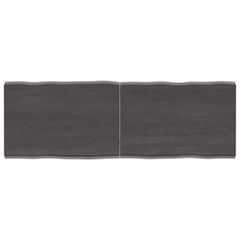 Επιφ Τραπεζιού Αν Καφέ 140x50x(2-4)εκ.Ακατέργ. Μασίφ Ξύλο Δρυός 364030