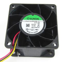 ΑΝΕΜΙΣΤΗΡΑΣ 24V DC 60x60x38mm 3-C 10.3W 0.43A 96m3/h 56dBA ΡΟΥΛΕΜΑΝ SUNON
