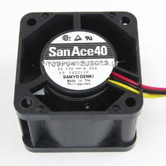 ΑΝΕΜΙΣΤΗΡΑΣ 12V DC 40x40x28mm 3-C 0.35A 4.2W 27.6m3/h 44dBA ΡΟΥΛΕΜΑΝ Sanyo-Denki