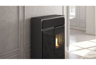 Edilkamin Bild Up Σόμπα Pellet Αερόθερμη 9,1kW με Γυαλί