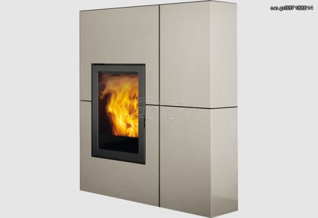 Edilkamin Blade H 15 Σόμπα Pellet Καλοριφέρ 15.3kW Κεραμική