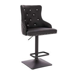 Luxury Bar stool Crystal Black-5450132