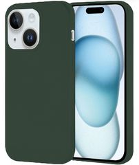 Θήκη σιλικόνης TPU Ultra Slim 0.3mm soft mat για iPhone 15 Plus - Σκούρο Πράσινο