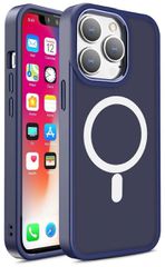 Θήκη Armored Magnetic back cover για IPhone 13 Pro Max - Μπλε