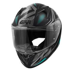 ΚΡΑΝΟΣ Givi H50.7 Rebel MATT BLACK/LIGHT BLUE (ECE 22.06)