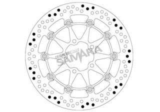 Δισκόπλακα εμπρός για SUZUKI V-STROM 1000 / 650 / KAWASAKI KLV 1000 SBS