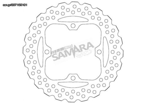 Δισκόπλακα πίσω για KAWASAKI VERSYS 1000 / Z 750 / Z 1000 SBS