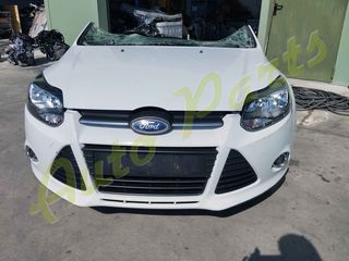 ΤΡΟΠΕΤΟ ΕΜΠΡΟΣ FORD FOCUS 1.6 TDCi/ΦΑΝΟΠΟΙΕΙΑ/ΚΙΝΗΤΗΡΑΣ/ΣΑΣΜΑΝ/ΑΕΡΟΣΑΚΟΙ  , 90.000Km (6ΜΗΝΕΣ ΓΡΑΠΤΗ ΕΓΓΥΗΣΗ),85 kW / 115 HP,  ΚΩΔ.ΚΙΝ. T1DB , ΜΟΝΤΕΛΟ 2011-2014