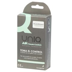 Γυναικεία προφυλακτικά Uniq Air Latex Free 3τμχ