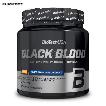 BIOTECH USA BLACK BLOOD NOX+ 330GR - BLOOD ORANGE