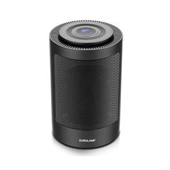 ΑΕΡΟΘΕΡΜΟ ΚΕΡΑΜΙΚΟ ΚΥΚΛΙΚΟ 1500W ΜΑΥΡΟ EUROLAMP 300-41353/890-50019
