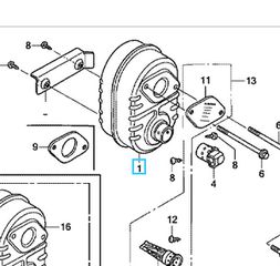 Σιλανσιέ γεννήτριας Honda GC135E / FG400 / WN20 (18310ZL9000) MUFFLER COMP