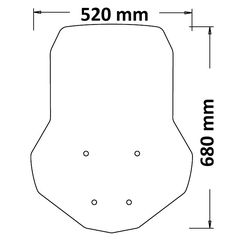 ΨΗΛΗ ΖΕΛΑΤΙΝΑ APRILIA SR GT 125-200 ISOTTA ΔΙΑΦΑΝΕΣ-thumb-3