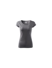 Malfini Γυναικείο Διαφημιστικό T-shirt Κοντομάνικο σε Γκρι Χρώμα MLI-12236