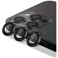Camera Lens Protector Tempered Glass for iPhone 12 Pro Max Black