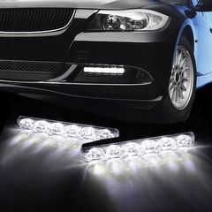 DRL Αδιάβροχοι Προβολείς Αυτοκινήτου σε Σχήμα Μπάρας LED Universal 12V 8W 16cm 2τμχ