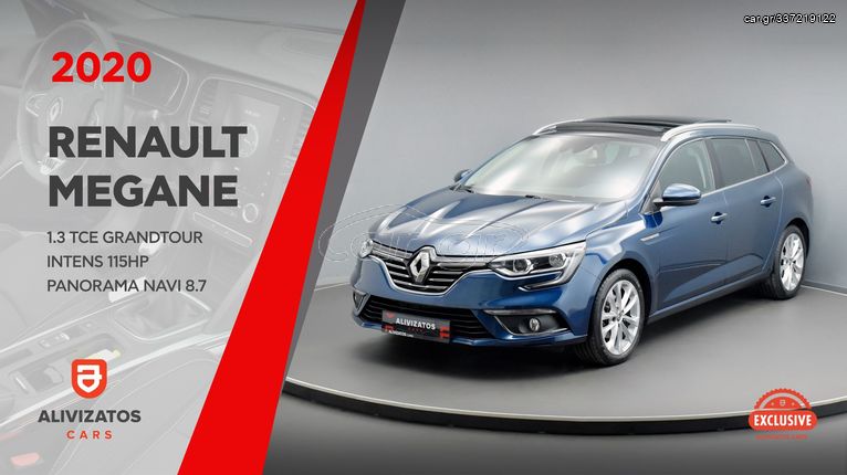 Renault Megane '20  1.33c TCe Grandtour Intens Panorama Navi 8.7