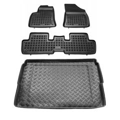 Πατάκια δαπέδου με πορτ μπαγκάζ σετ για Peugeot 3008 I (bottom) 4τμχ