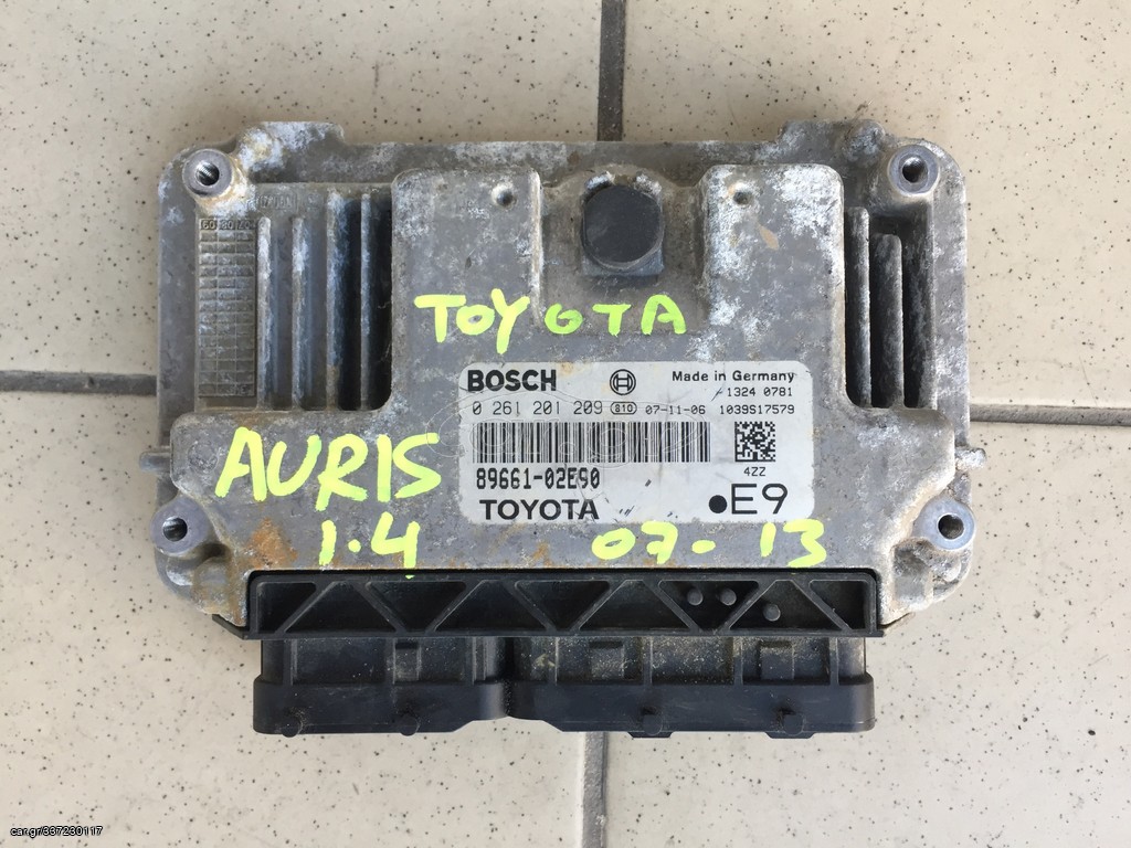ΕΓΚΕΦΑΛΟΣ 89661-02Ε90,0261201209 ΤΟΥΟΤΑ ΑURIS 1.4CC 07-12