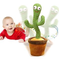 Παιδικό παιχνίδι κάκτος που χορεύει, τραγουδάει & επαναλαμβάνει επαναφορτιζόμενο- Dancing & Singing Cactus 0303