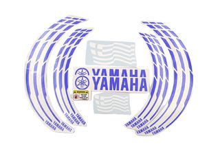 ΣΕΤ ΑΥΤΟΚΟΛΛΗΤΑ ΤΡΟΧΩΝ YAMAHA + ΕΛΛΗΝΙΚΗ ΣΗΜΑΙΑ