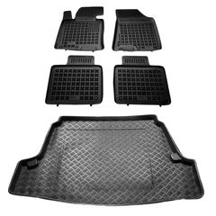 Πατάκια δαπέδου με πορτ μπαγκάζ σετ για Hyundai i40 4D 5τμχ