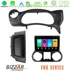 MEGASOUND - Bizzar FR8 Series Jeep Wrangler 2014-2017 8Core Android13 2+32GB Navigation Multimedia Tablet 9"