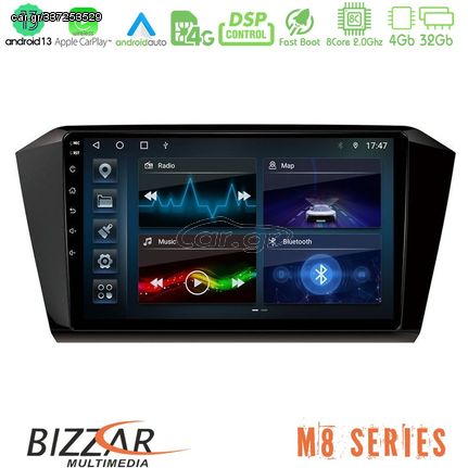 MEGASOUND - Bizzar M8 Series VW Passat 8core Android13 4+32GB Navigation Multimedia Tablet 10"