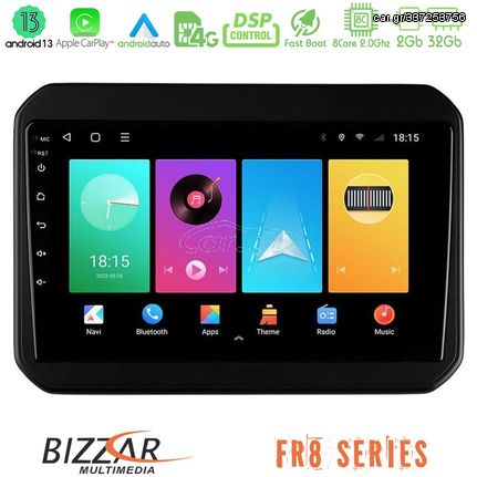 MEGASOUND - Bizzar FR8 Series Suzuki Ignis 8core Android13 2+32GB Navigation Multimedia Tablet 9"